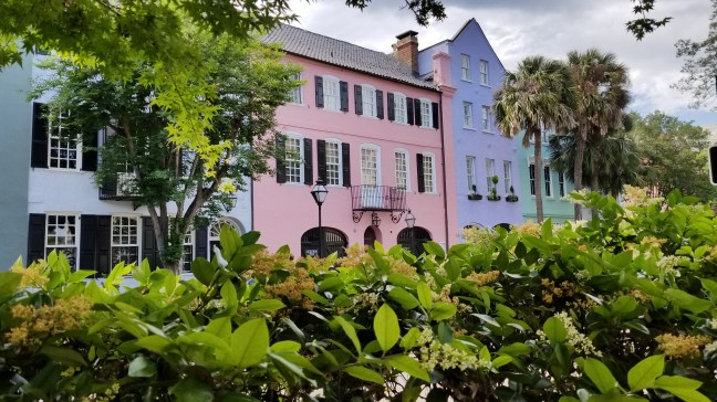 Rainbow Row in Charleston, SC