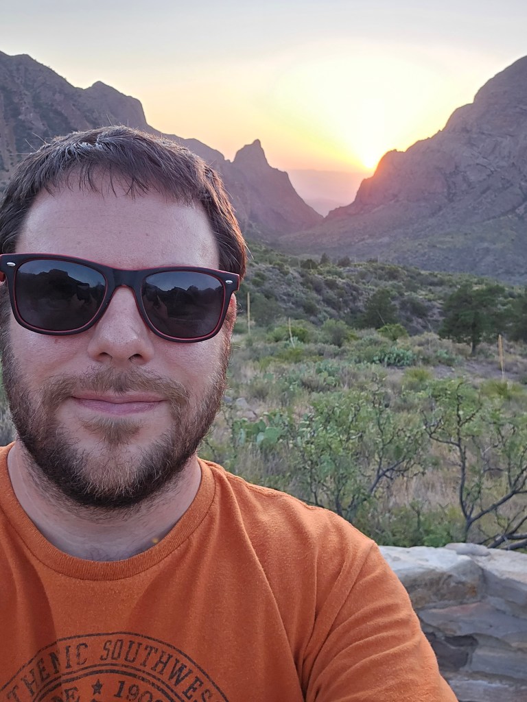 Sunset at Chisos Basin in Big Bend National Park