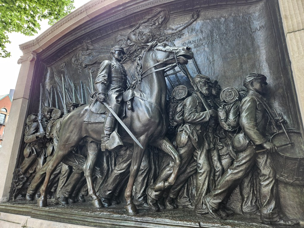 Robert Gould Shaw and 54th Regiment Monument